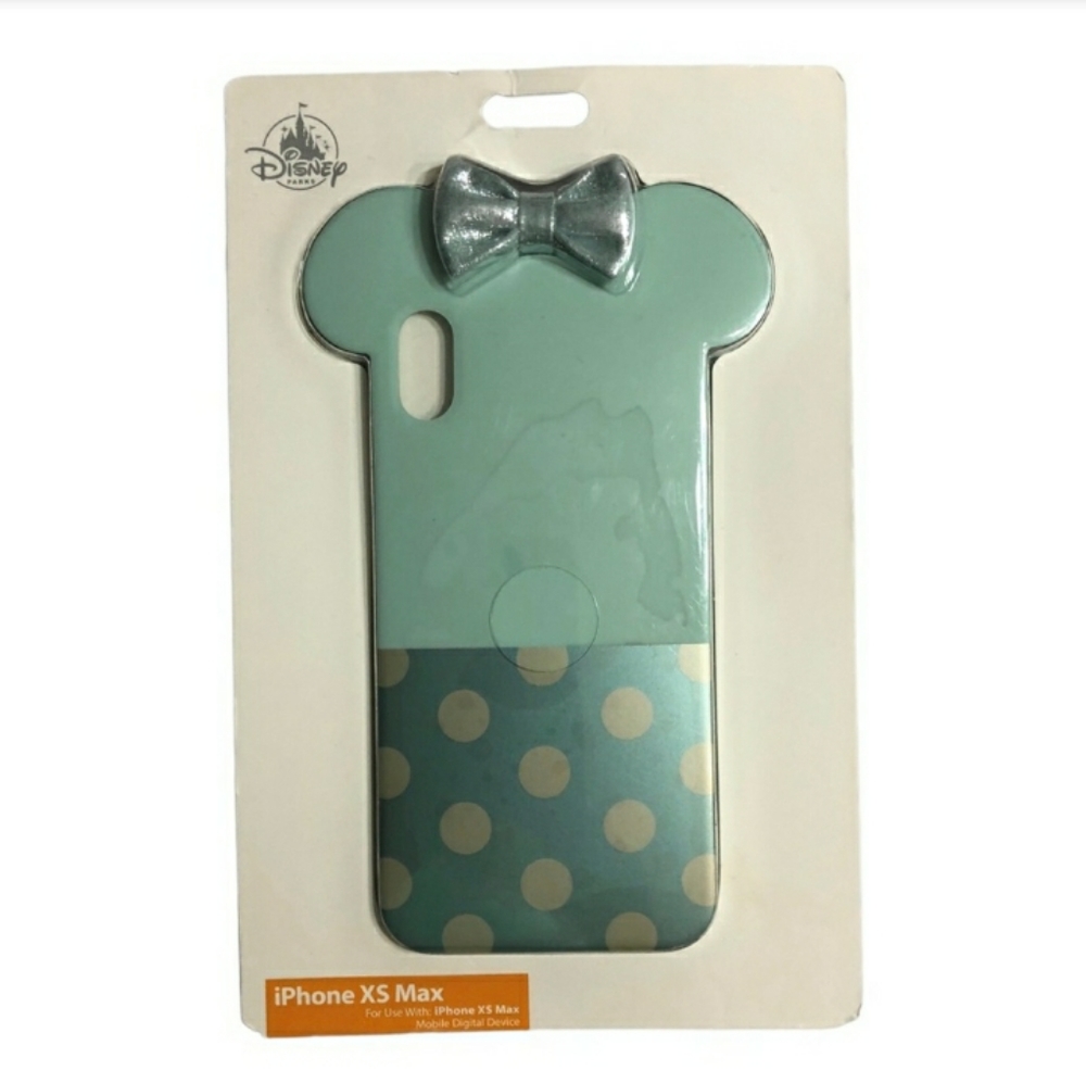 DISNEY D-Tech Arendelle Aqua Minnie Mouse iPhone Cover for XS MaxNEW!